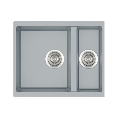 Кухонна мийка Fabiano Quadro 56x46x15 Grey Metallic