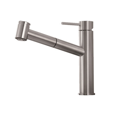Смеситель кухонный Fabiano FKM 66 Inox