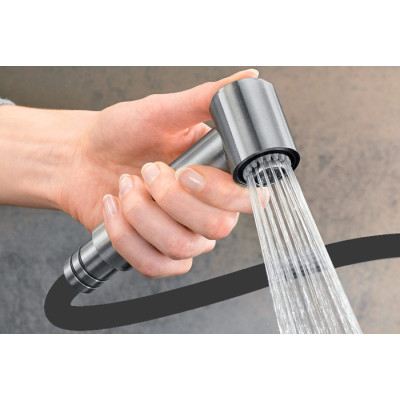 Смеситель кухонный Fabiano FKM 66 Inox