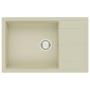 Кухонная мойка Fabiano Cubix 78x50 XL Alpine White