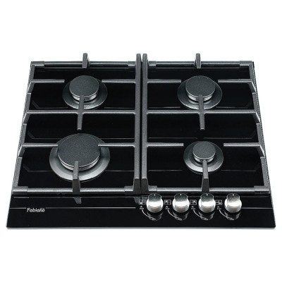 Газова варильна поверхня Fabiano FHG 1244 VGH Black Glass