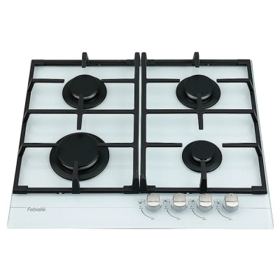 Газова варильна поверхня Fabiano FHG 1244 VGH White Glass