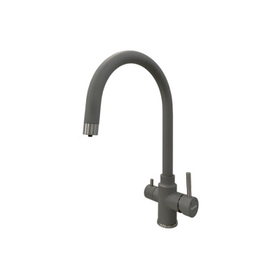Смеситель кухонный Fabiano SKFC 90 ST Grey Metallic