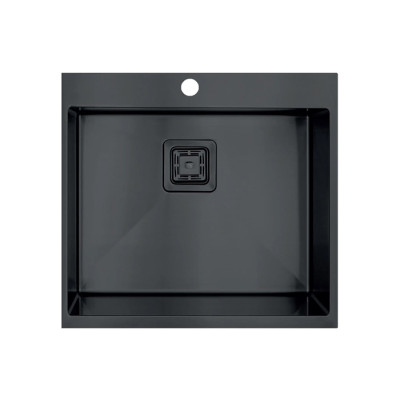 Кухонная мойка Fabiano TOP 49 Nano Graphite (49x51) 1,20 мм