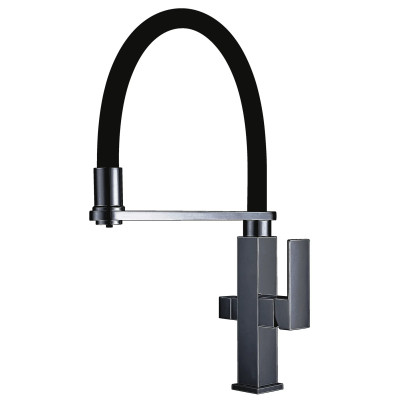 Смеситель кухонный Fabiano FKM 3120 Black Steel