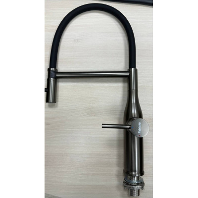 Смеситель кухонный Fabiano FKM 70 Black Steel