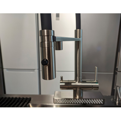 Смеситель кухонный Fabiano FKMC 3124 Inox (Cascad)