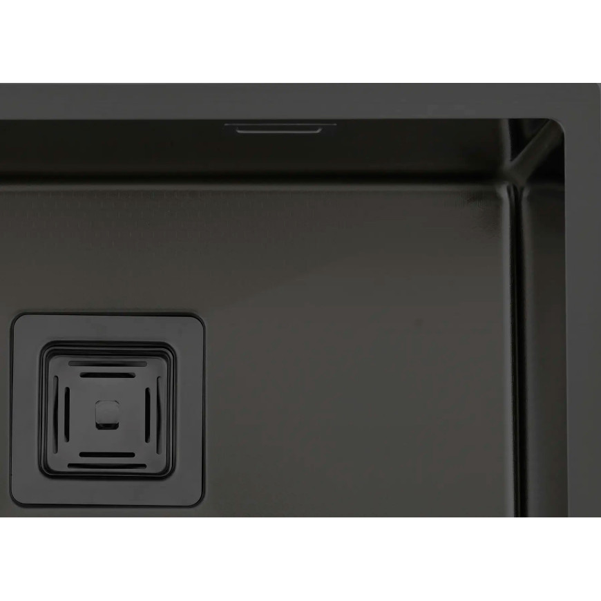 Кухонна мийка Fabiano Quadro 53 Celldecor Nano Graphite