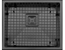 Кухонна мийка Fabiano Quadro 53 Celldecor Nano Graphite