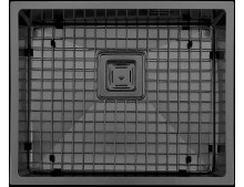 Кухонна мийка Fabiano Quadro 53 Celldecor Nano Graphite