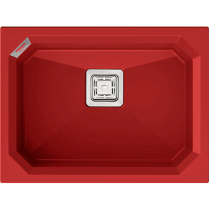 Кухонная мойка Fabiano Crystal 61x46 Rouge