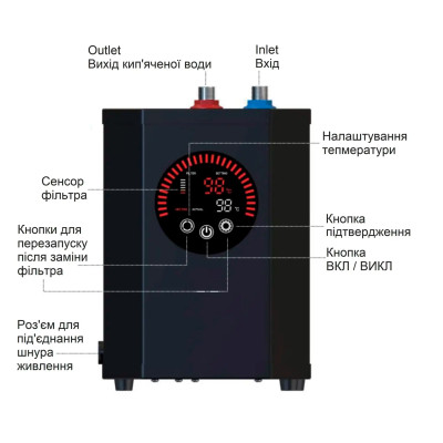 Смеситель кухонный Fabiano FKM 9840 Inox