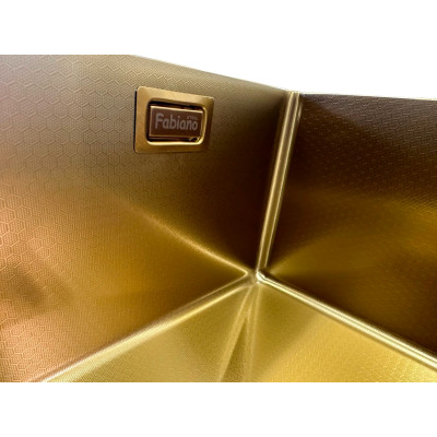Кухонна мийка Quadro 49 Celldecor Nano Gold