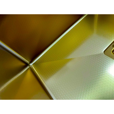 Кухонна мийка Quadro 49 Celldecor Nano Gold