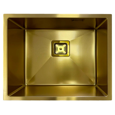 Кухонная мойка Fabiano Quadro 53 Celldecor Nano Gold