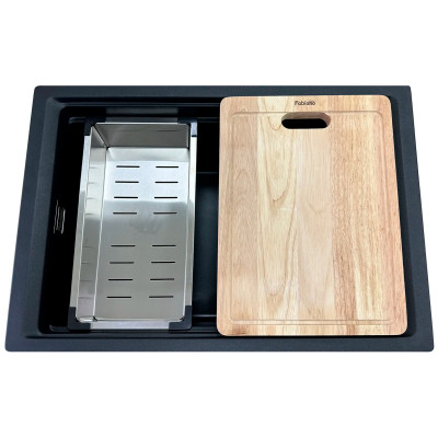 Гранитный кухонный моечный центр Fabiano Classic Center 68 Antracit