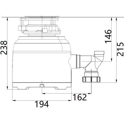 Измельчитель пищевых отходов Fabiano Inverto BLDC Compact
