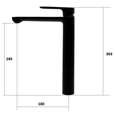 Змішувач для раковини Fabiano Modena 10202 Graphite