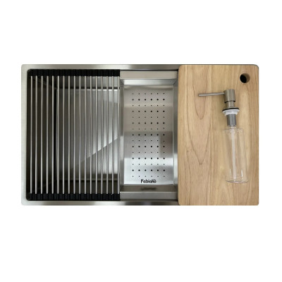 Кухонная мойка Fabiano Quadro Center 74 Celldecor