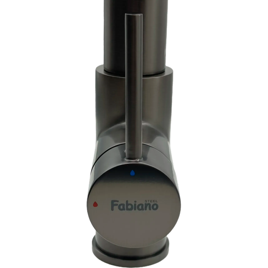 Змішувач кухонний Fabiano FKM 3128 Black Steel