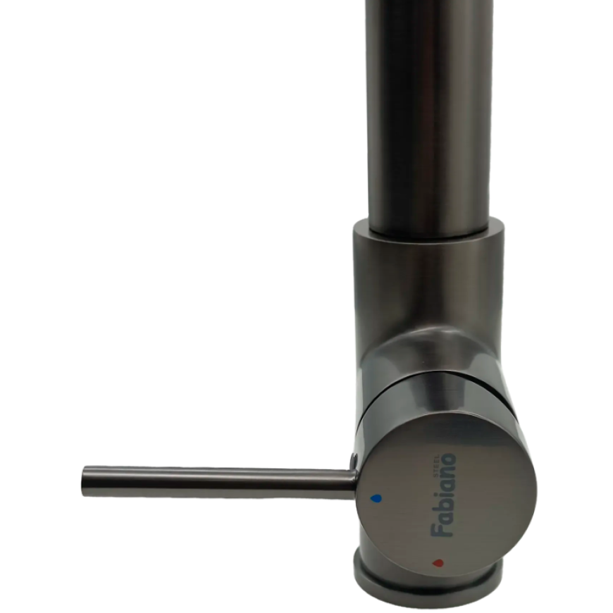 Змішувач кухонний Fabiano FKM 3128 Black Steel