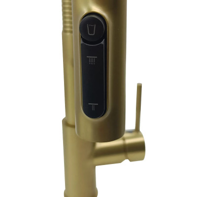 Смеситель кухонный Fabiano FKM 3128 Light Gold