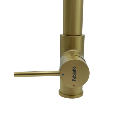 Смеситель кухонный Fabiano FKM 3128 Light Gold