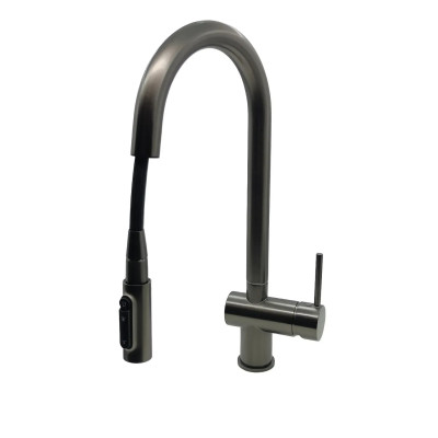 Смеситель кухонный Fabiano FKM 3127 Black Steel