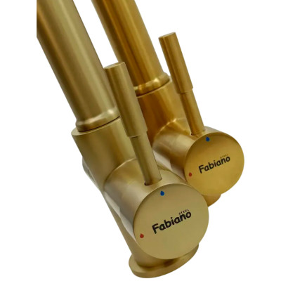 Смеситель кухонный Fabiano FKM 3143 Light Gold