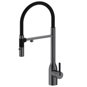 Смеситель кухонный Fabiano FKM 3129 Black Steel