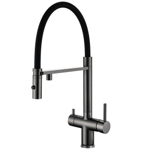 Смеситель кухонный Fabiano FKM 3130 Black Steel