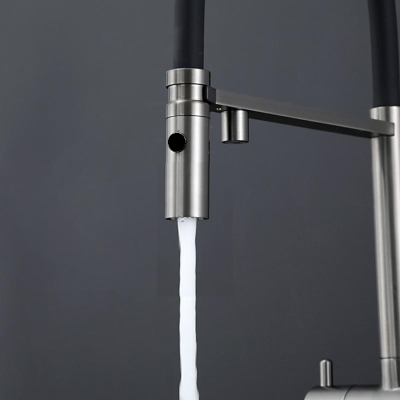 Смеситель кухонный Fabiano FKM 3130 Black Steel