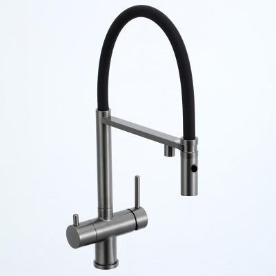 Смеситель кухонный Fabiano FKM 3130 Black Steel