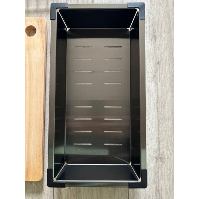 Кухонная мойка Fabiano TOP Center 57 Celldecor Nano Graphite