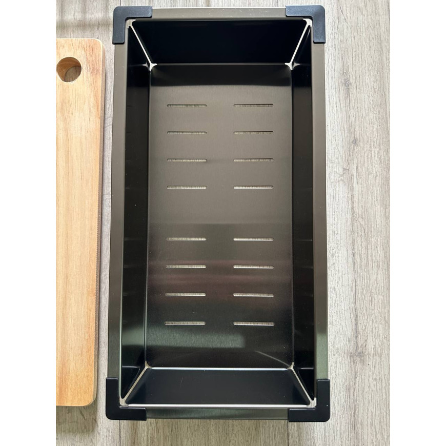 Кухонна мийка Fabiano TOP Center 57 Celldecor Nano Graphite