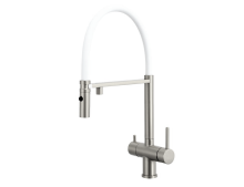 Смеситель кухонный Fabiano FKM 3130 Inox White