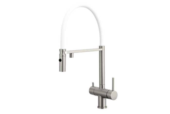 Змішувач кухонний Fabiano FKM 3130 Inox White