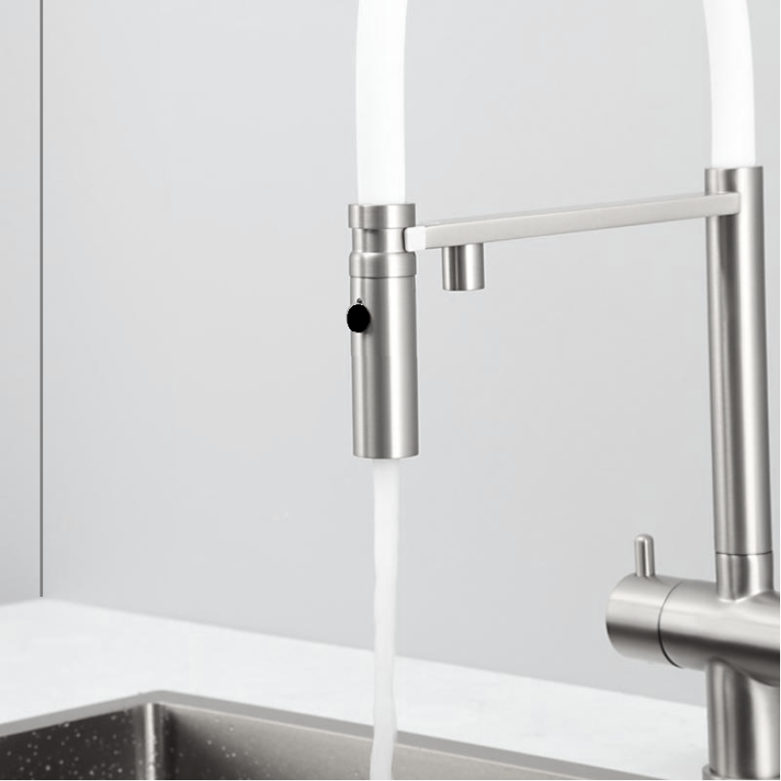 Змішувач кухонний Fabiano FKM 3130 Inox White
