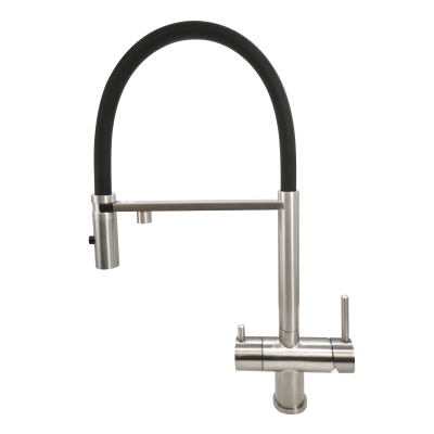 Смеситель кухонный Fabiano FKM 3130 Inox Black