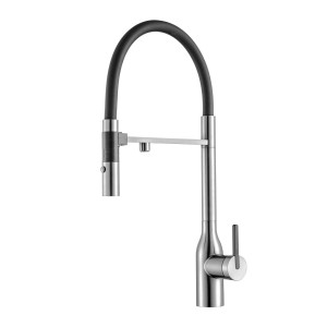 Смеситель кухонный Fabiano FKM 3129 Black Steel