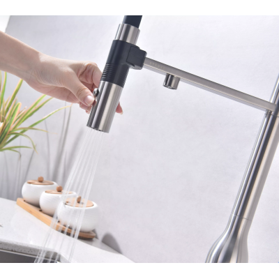 Смеситель кухонный Fabiano FKM 3129 Inox