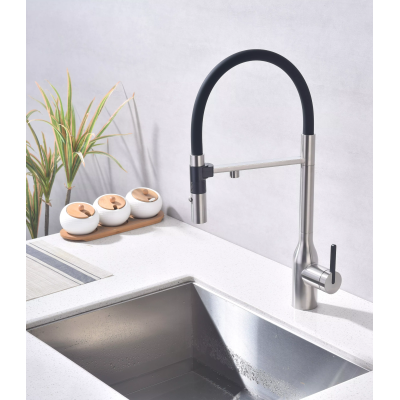 Смеситель кухонный Fabiano FKM 3129 Inox
