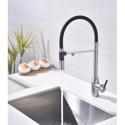 Смеситель кухонный Fabiano FKM 3129 Inox
