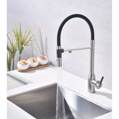 Смеситель кухонный Fabiano FKM 3129 Inox
