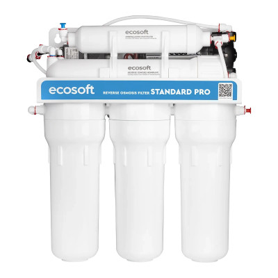 Фільтр зворотного осмосу Ecosoft Standard PRO з мінералізацією та помпою