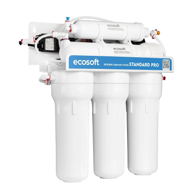 Фільтр зворотного осмосу Ecosoft Standard PRO з мінералізацією та помпою
