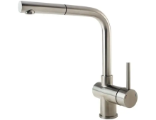 Смеситель кухонный Fabiano FKM 46P S/Steel Inox