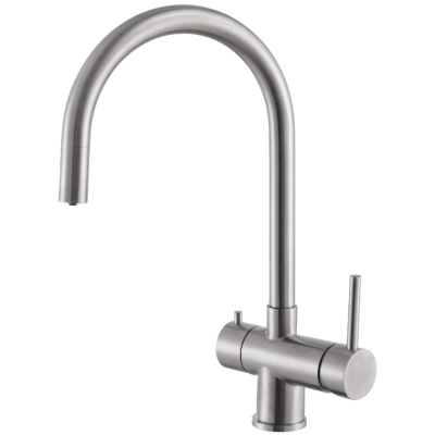 Смеситель кухонный Fabiano FKM 3118P SS Inox