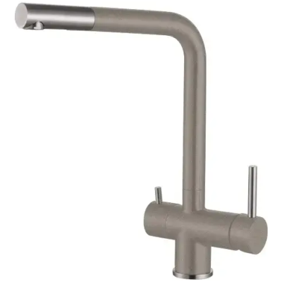 Смеситель кухонный Fabiano FKM 31.7 S/Steel Beton