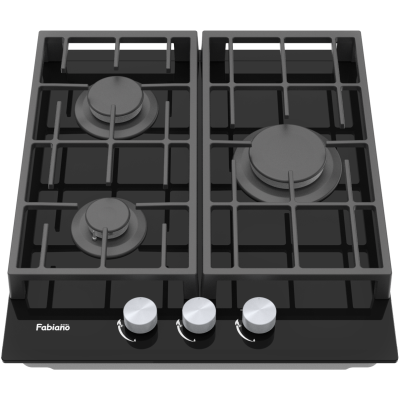 Газовая варочная поверхность Fabiano FHG 8453 VGH Black Glass
